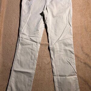 Abercrombie & Fitch Women 8 Khaki Button‎ Pockets Straight Leg Pants (L)